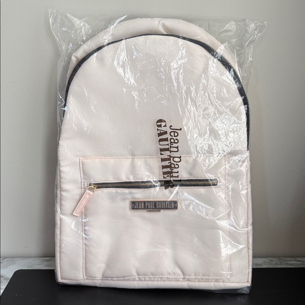JPG Jean Paul Gaultier perfume blush pink Backpack